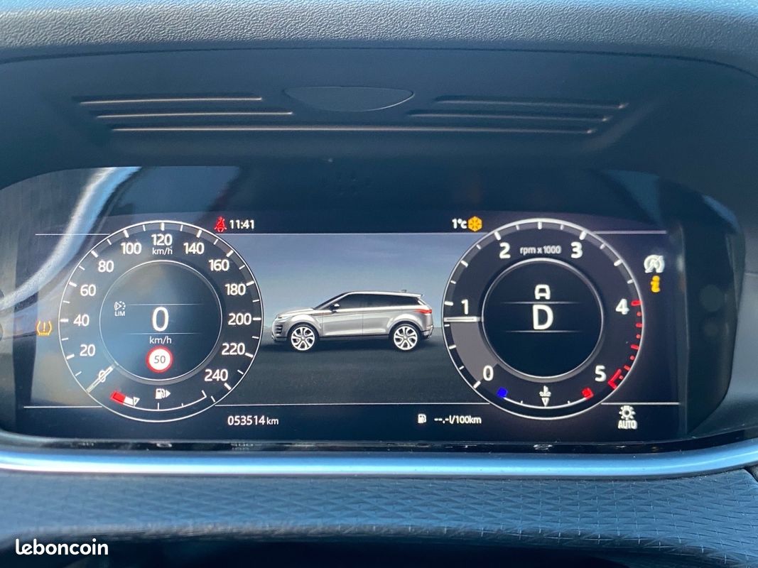 LAND ROVER RANGE ROVER EVOQUE II 2.0 Td4 16V MHEV AWD 150 ch -Virtual Cockpit - Apple Carplay - Intérieur Cuir-Faible Kilométrag (image 9)