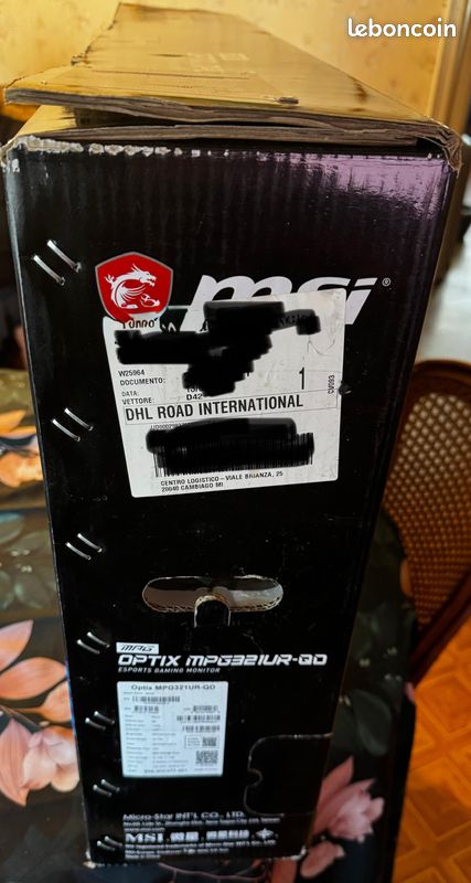 Moniteur MSI 4K 144Hz HDMI 2.1 Optix MPG321UR-QD (image 9)