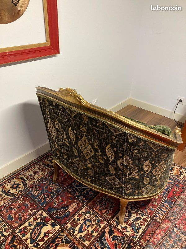 Banquette canapé style Louis XV (image 6)