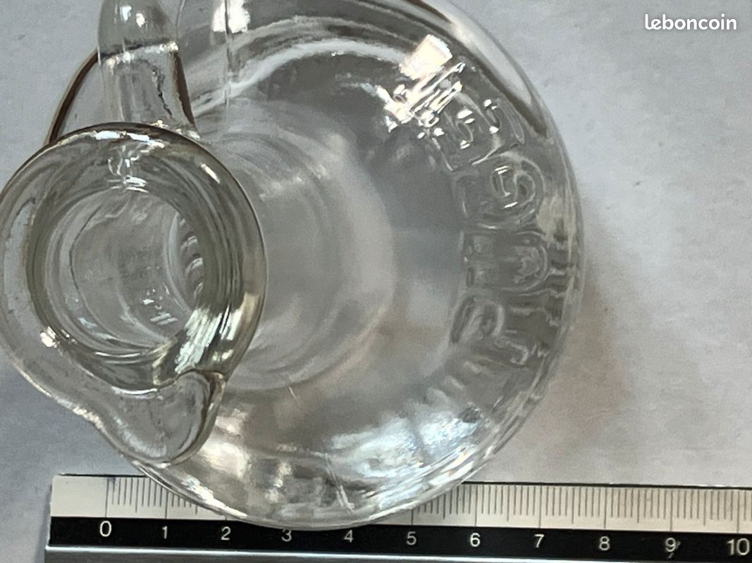 Petit pichet de verre 20 cl « Huile Puget » (image 9)