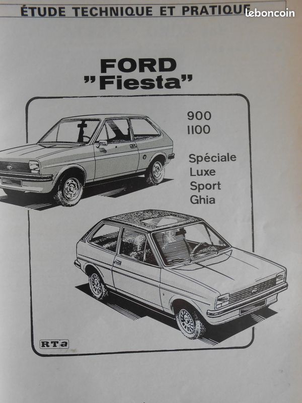 Revue technique ford fiesta mk1 depuis 1976 (image 2)