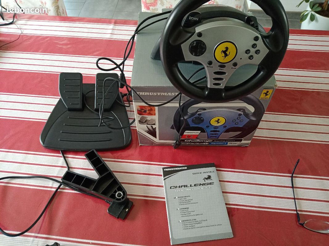 Volant de conduite ps2 (image 1)