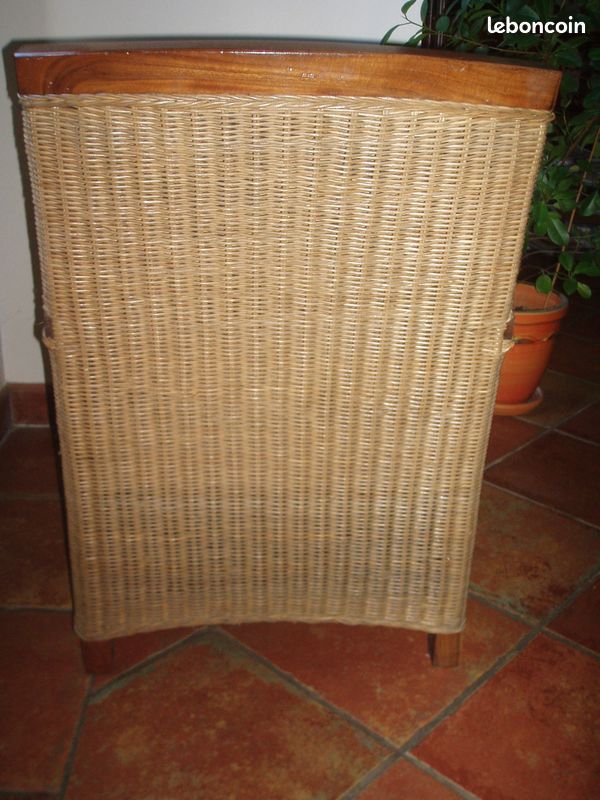 Fauteuil en rotin (image 3)