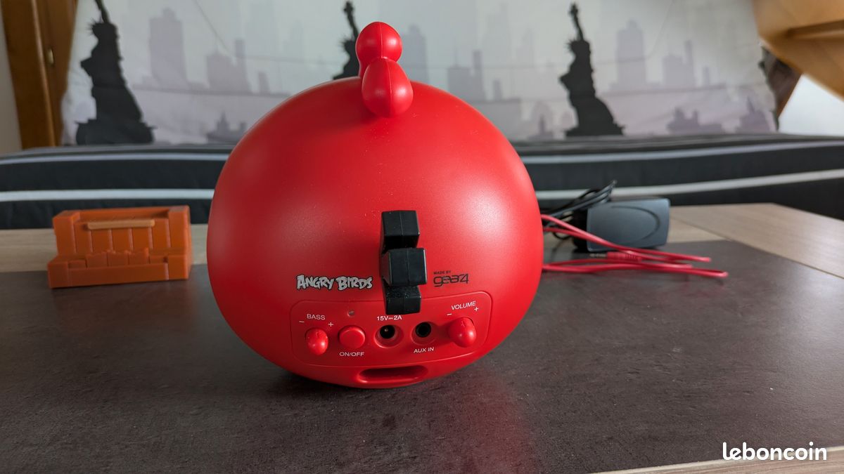 Enceinte Stationnaire GEAR 4 Red Angry Birds 2.1 30W – Universelle, Jack 3.5 Mm