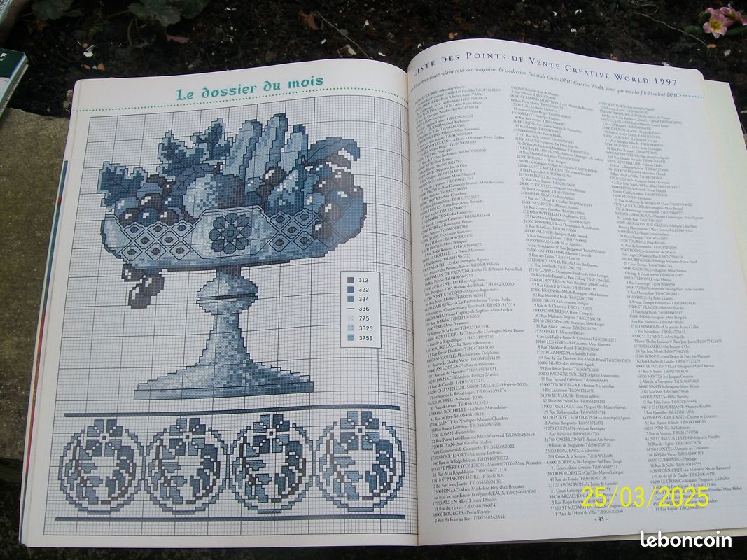Catalogue Point de Croix 1997 DMC (image 8)