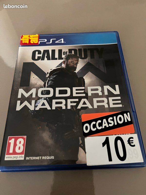 Call Of Duty Modern Warfare Remastered - PS4 - Jeu Occasion (boîtier/disque Bon état, Sans Notice)