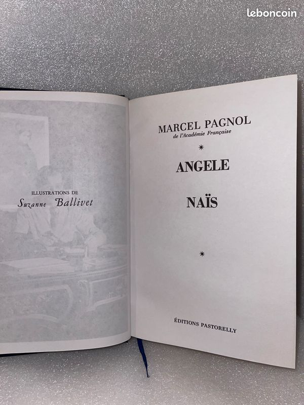 Livre "Marcel Pagnol - Angèle - Naïs - impression 1974" (image 5)