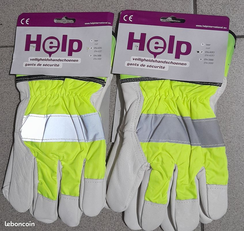 Lot De 2 Paires De Gants Femme - Noir - Taille Unique - Neuf Avec étiquettes