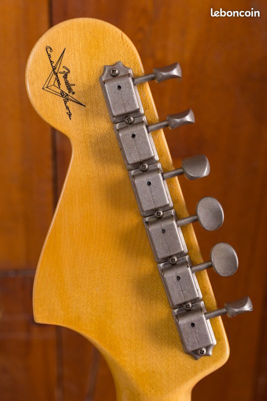 Fender Bass VI Custom Shop Journeyman Relic 2018 - Olympic White (image 9)