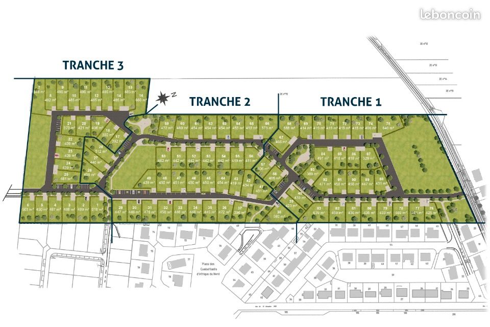 Terrain 406 m² Nogent Le Roi · à Nogent-le-Roi · 64 200 €