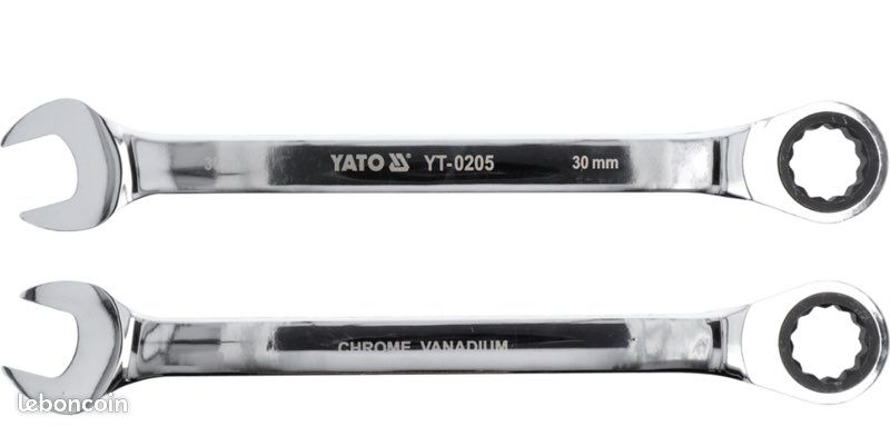 Yato YT-0205 Clé mixte à cliquet 30mm Vendeur Pro (image 3)