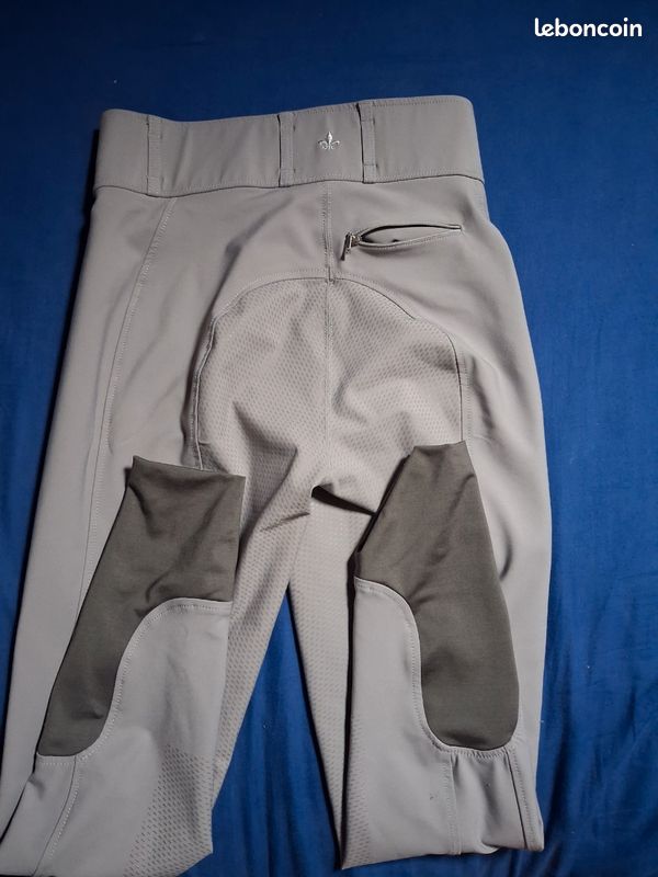 Pantalon D'équitation Classique Devon-Aire Signature Gris - Taille 30 - Coton - Neuf Pour Spectacles
