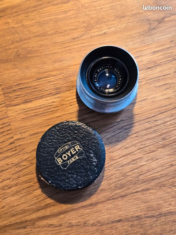 BOYER SAPHIR 3,5 50mm Objectif pour agrandisseur ou prise de vue Mac BOYER SAPHIR 3,5 50mm Objectif pour agrandisseur ou prise de vue Mac