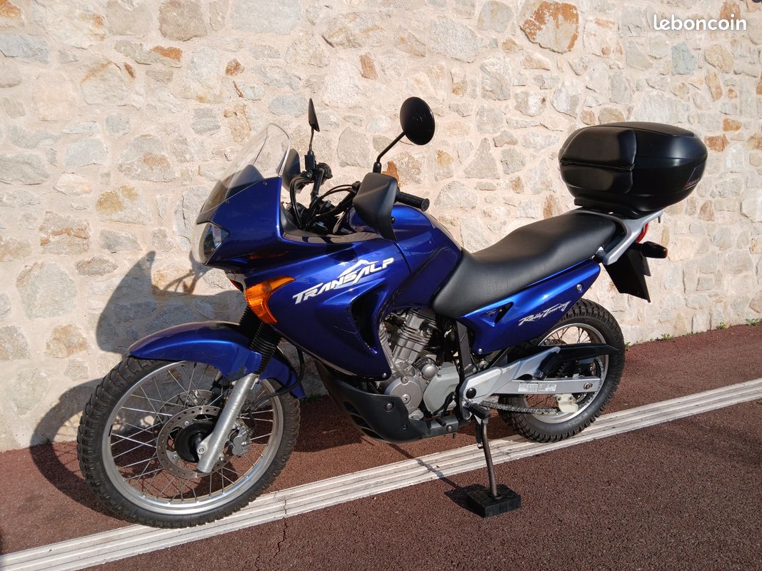 Patin De Barre Transversale Honda Transalp XLV 400/600/650/700 - Logo Argenté, Protection Guidon