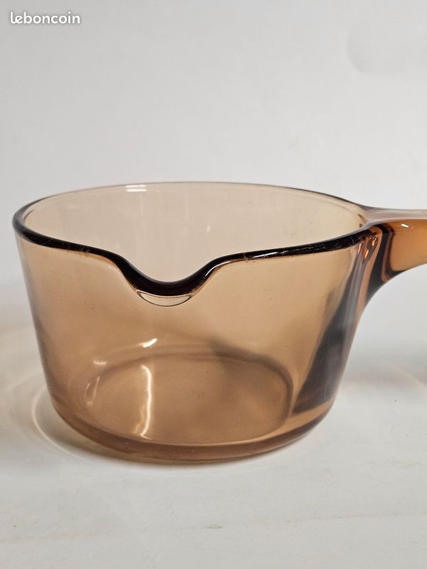 Corning Visions Vintage Visionware Pan Pot 1.5L Sauce W/Couvercle 1,59 pintes ambre