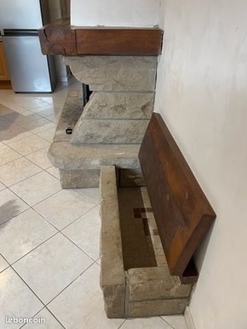 Cheminée avec foyer fermé (image 1)
