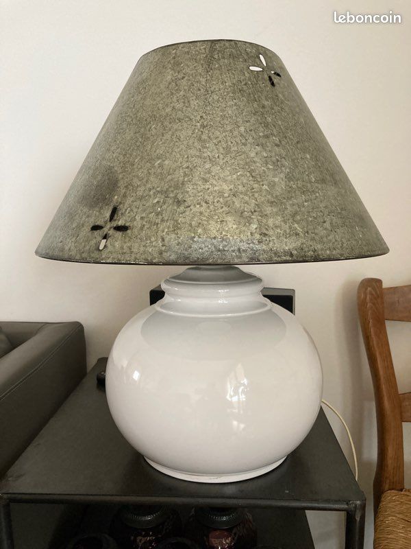 Lampe métal et céramique (image 1)