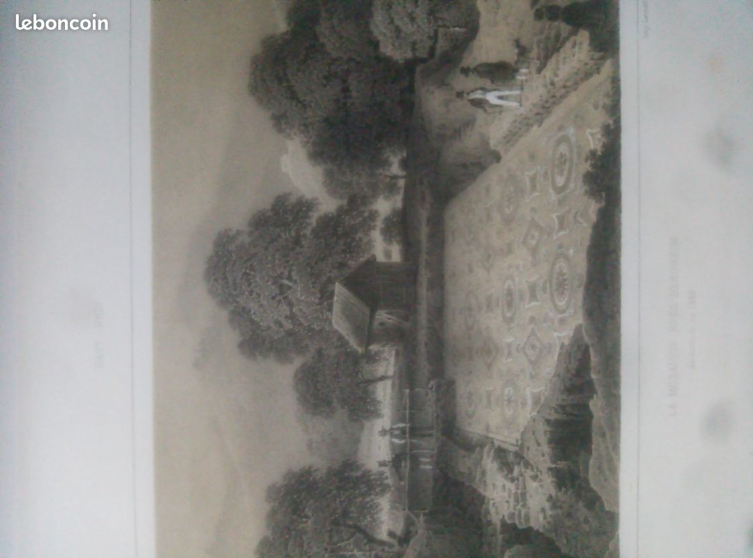 Lithographie ancienne (image 1)
