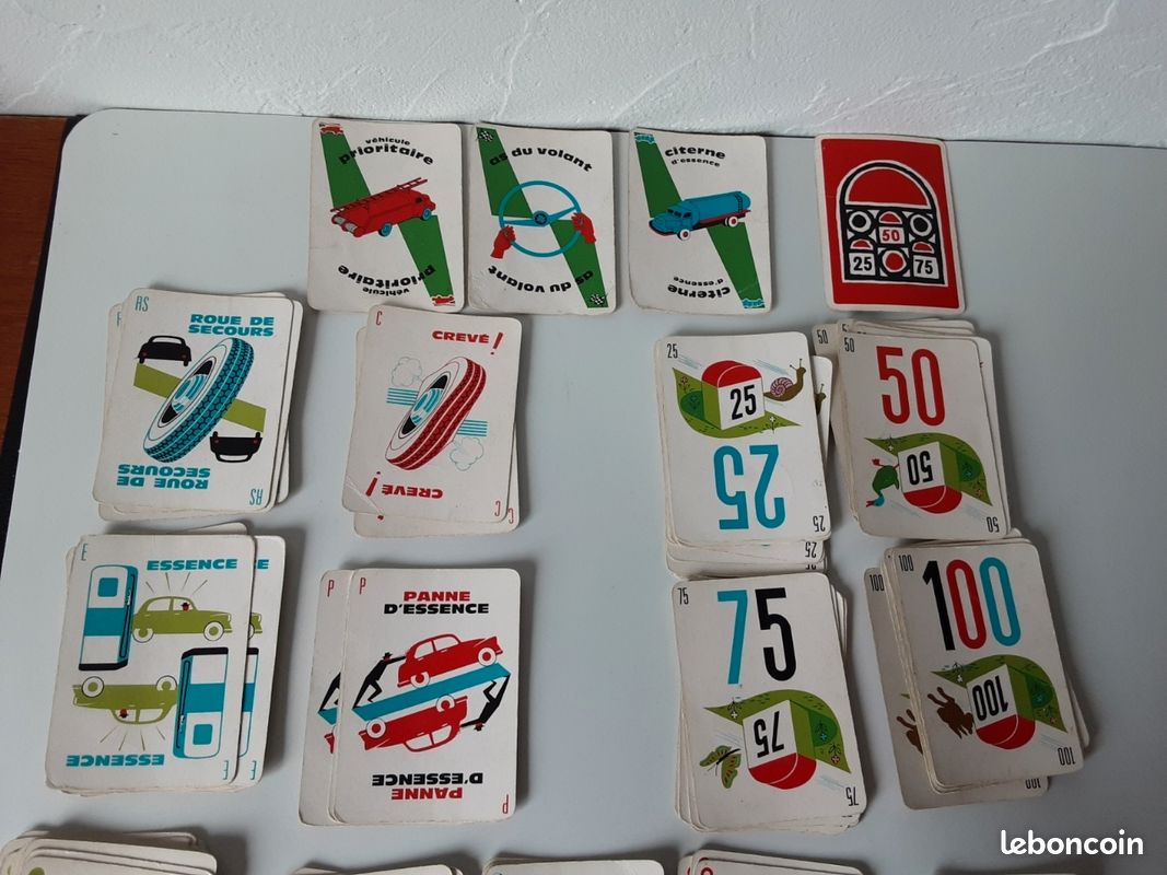 Pièces de jeu : cartes du 1000 bornes (image 4)