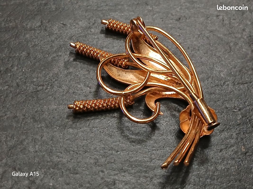 Broches Vintage plaquées Or (image 5)