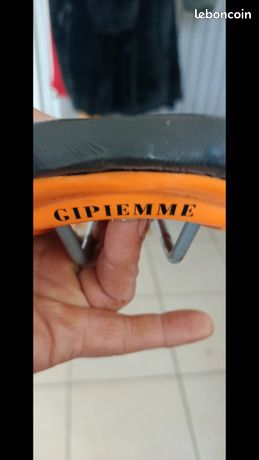 Selle De Vélo Gipiemme Nitrec Gel - Noire, Style Course, Neuve Pour VTT