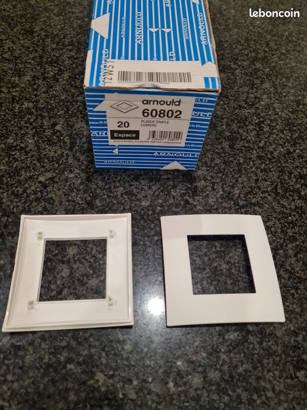 ARNOULD Espace évolution Plaque de finition 2 postes entraxe 71mm