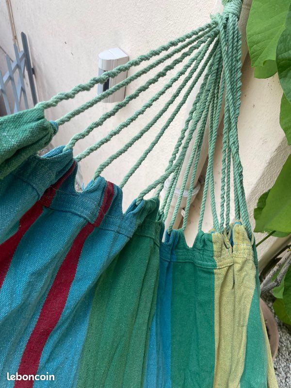 Hamac en tissu avec son sac de transport (image 3)