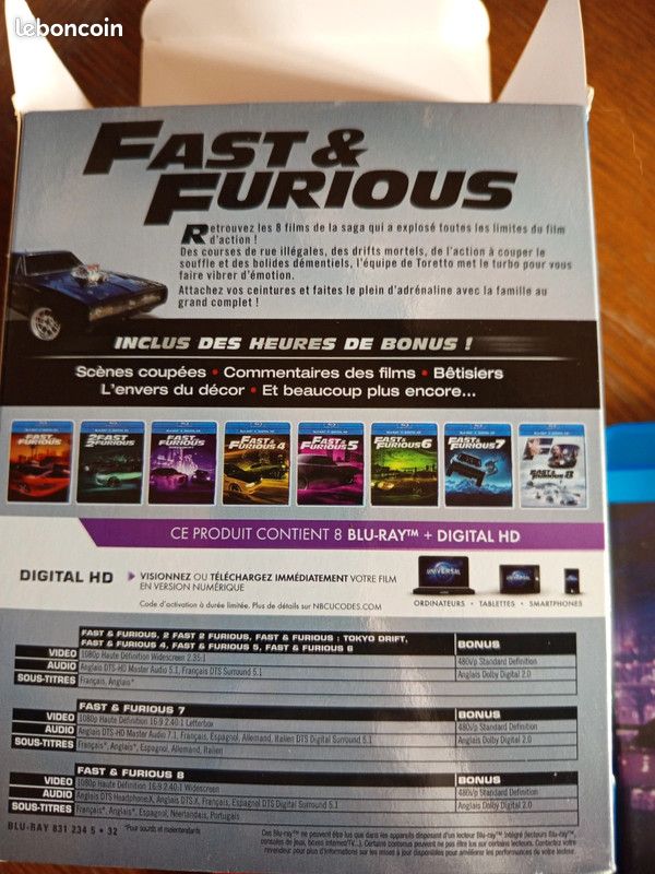 DVD " fast and furious" (image 5)