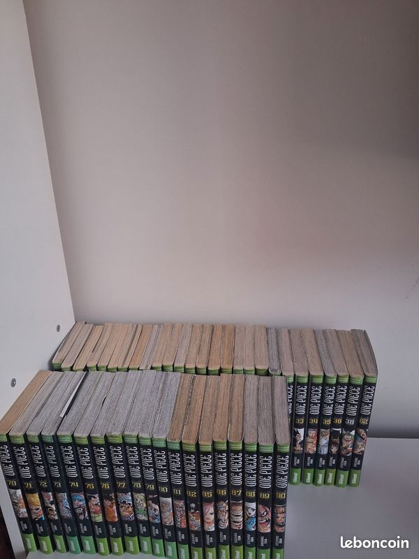 Manga One Piece lot de 46 tome tome 1 à 15 + 21 26 27 28 31 à 36 + 38 62 et 70 à 90 sans le 83 et 84 (image 3)