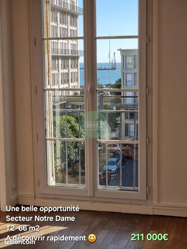 Appartement 3 pièces 66 m² · à Le Havre · 66 m² · 211 000 €