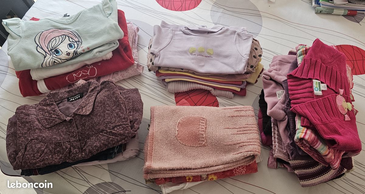 Lot vêtements fille 1 jupe 1 short 1 robe P'tites Canailles Disney Taille 8 ans
