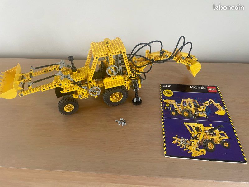 Lego 8862 le tractopelle moissonneuse Jeux Jouets