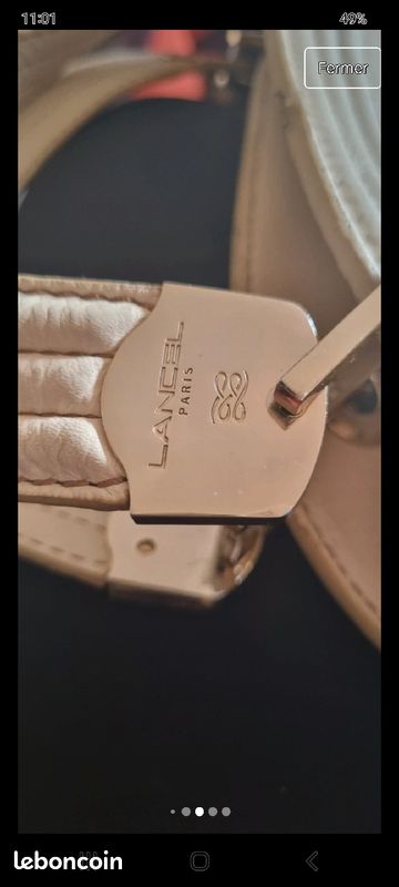 Sac lancel en cuir souple Tonelle très chic et glamour, voir mes autres ventes 🌹 (image 6)