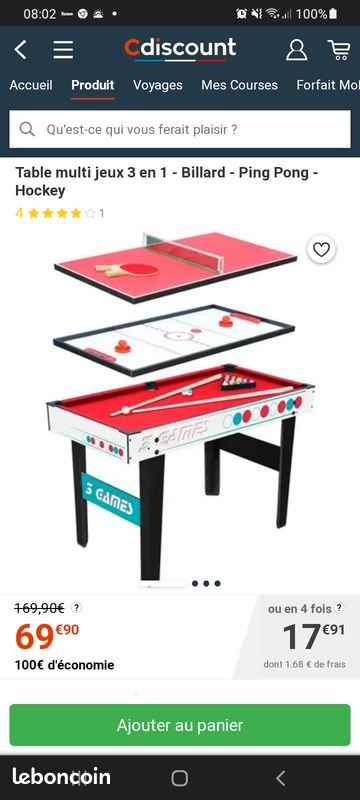 Billard pour enfants (image 3)