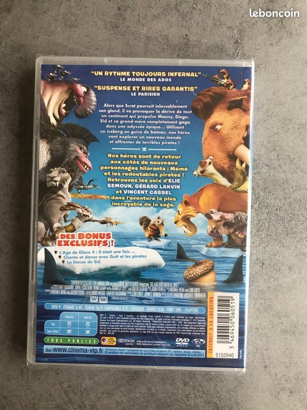 DVD lâge de glace 4 la dérive des continents (image 2)