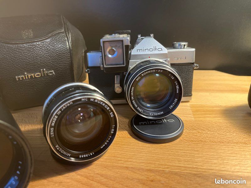 Appareil Photo Argentique Minolta Dynax 3xi + Objectifs - Format 35mm - Occasion