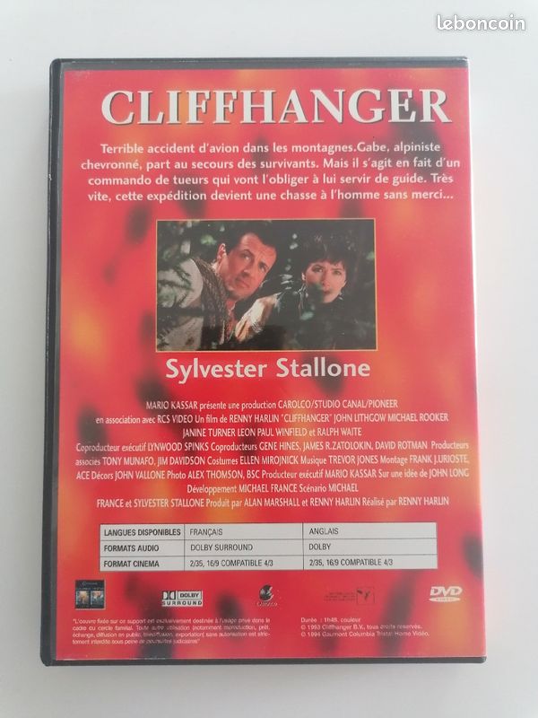 Dvd Cliffhanger (image 2)