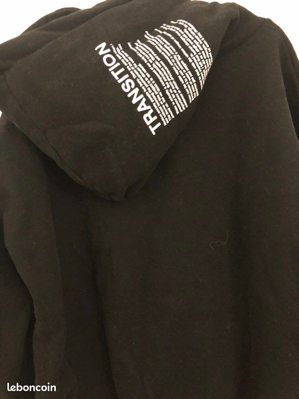 Hoody noir oversize (image 2)