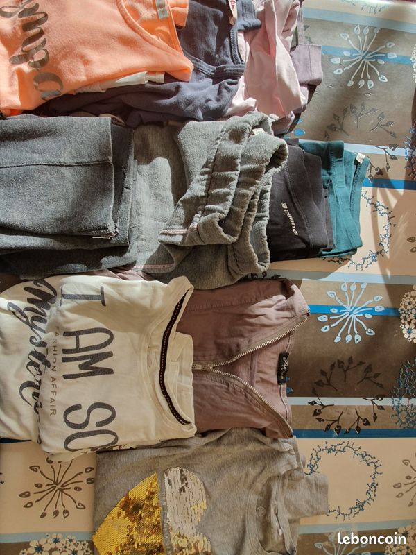 Vends lot vetements fille 10 ans 12 ans et 14 ans (image 1)