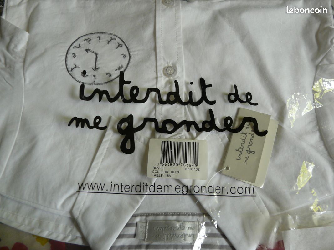 Chemise interdit de me gronder 6 ans (image 5)