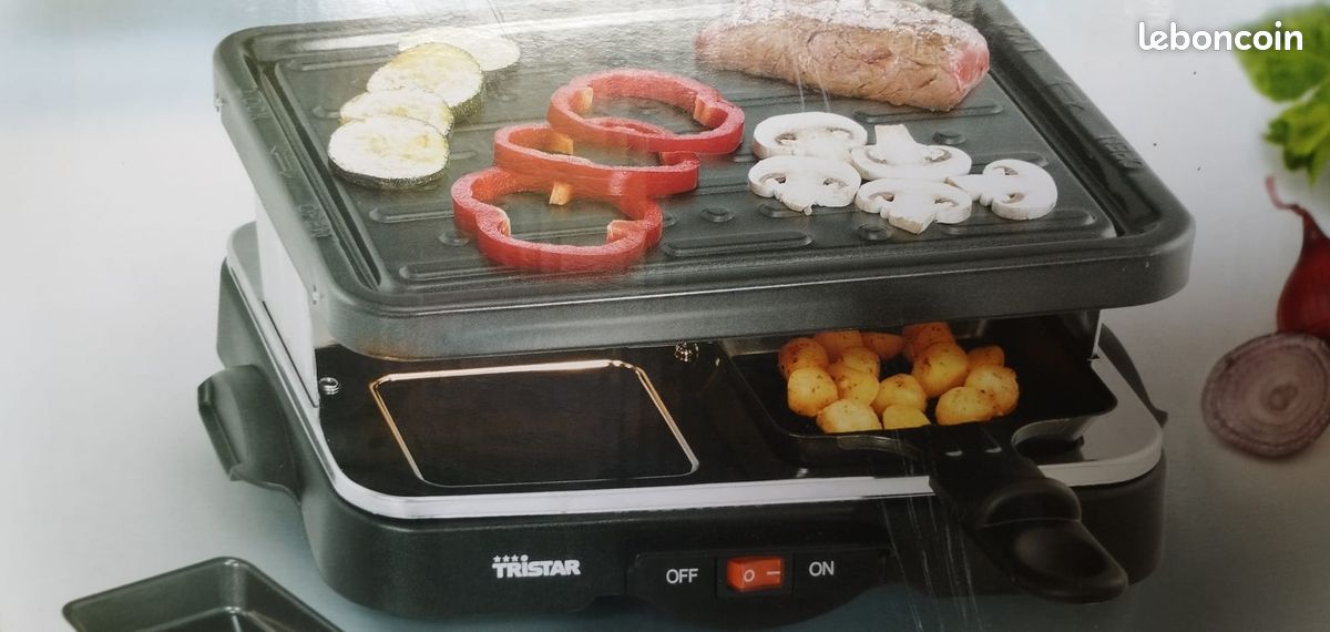 Raclette-grill 4p 500W L28cm (image 1)