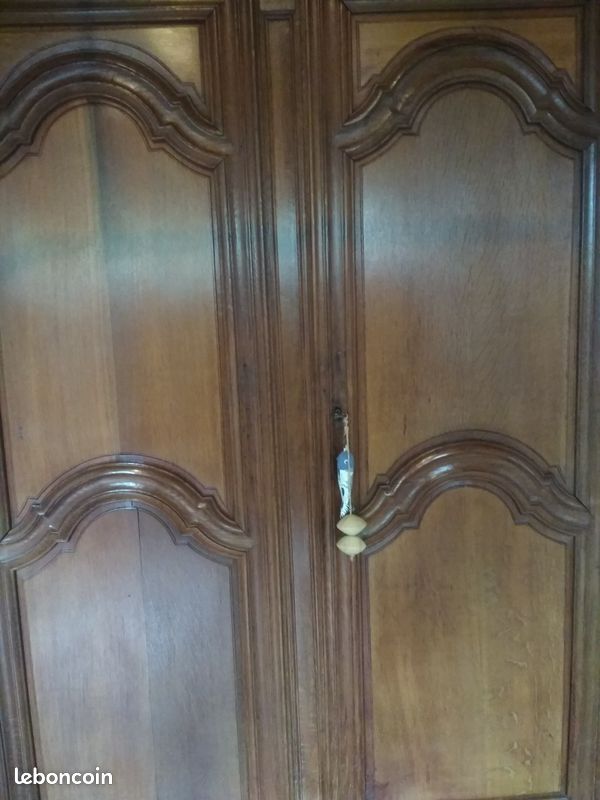 Grande Armoire ancienne en chêne massif (image 4)