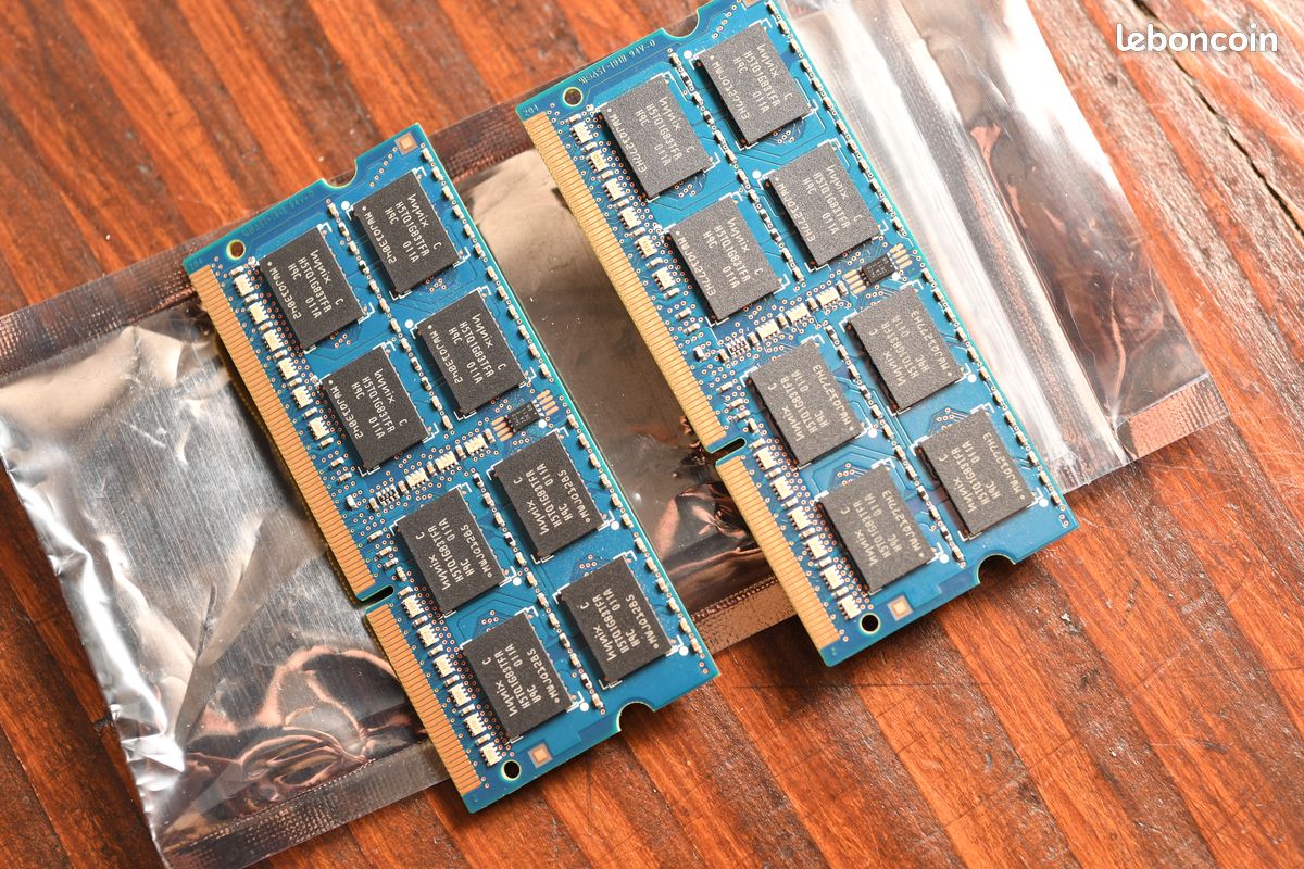 Adamanta Memorycity Barrette de mémoire RAM DDR3 1333 MHz PC3-10600 SODIMM 2Rx8 CL9 1,5 V 16 Go (2 x 8 Go