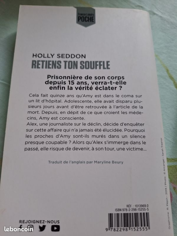 Livre Retiens ton souffle (image 2)