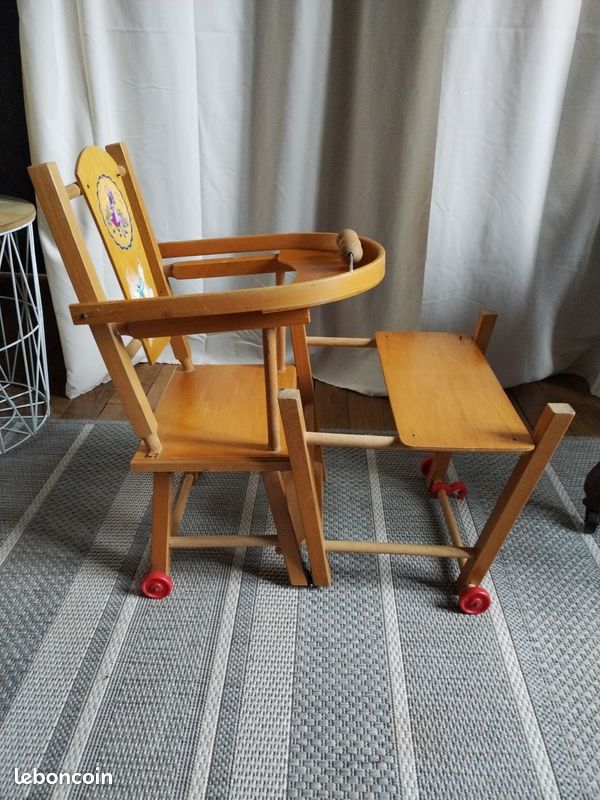 Jouet chaise haute bois (image 6)
