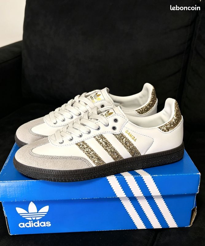 Chaussures Adidas SAMBA Silver (image 3)