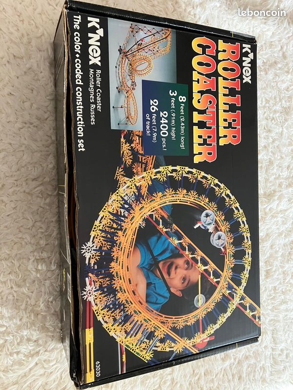 K'NEX Big Ball, Roller Coaster et Rippix Rocket Jeux Jouets