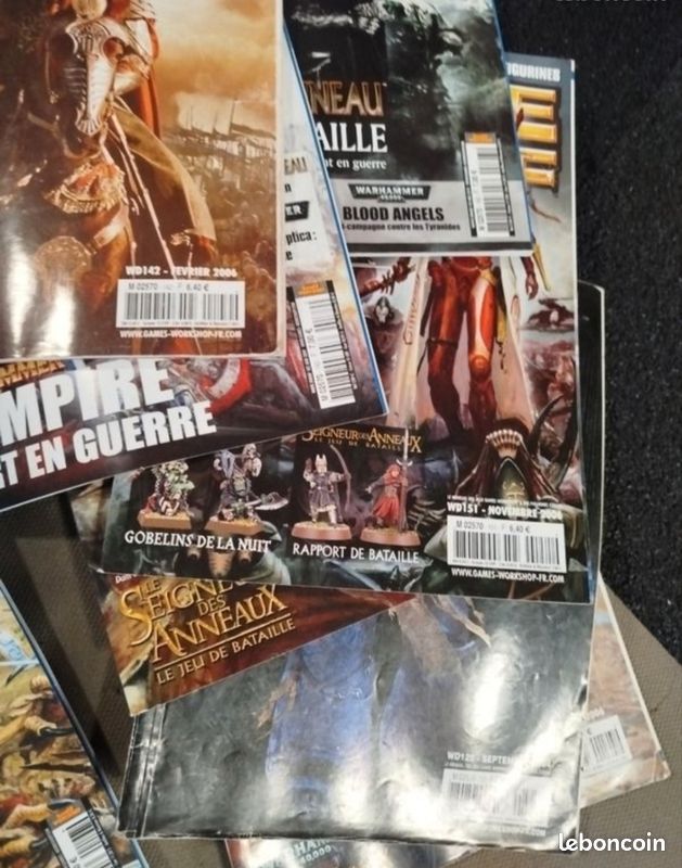 Lot De Magazines De Jeux De Stratégie : White Dwarf N°160-161 Et Ravage N°37 – Neufs
