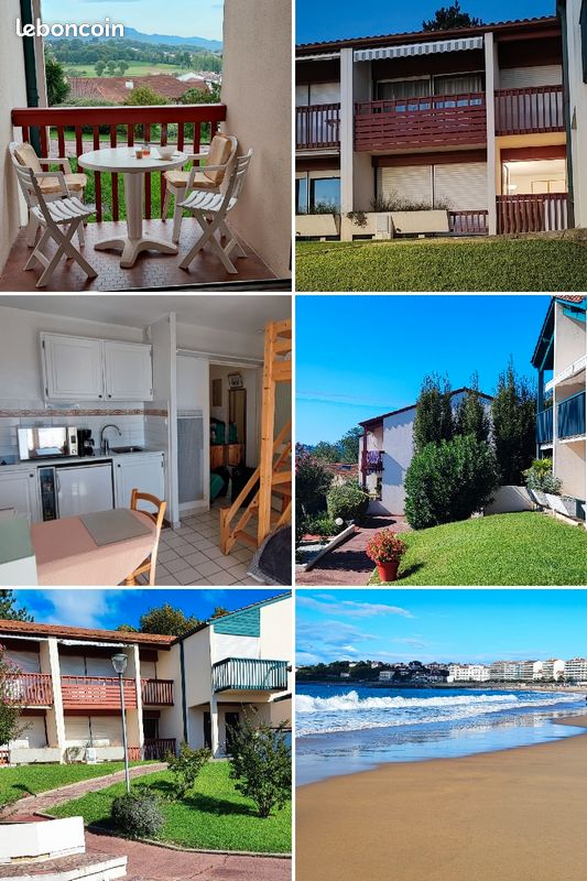 Studio meublé, tous confort, Terrasse, Parking privé - Saint-Jean-de-Luz 64500 (image 3)