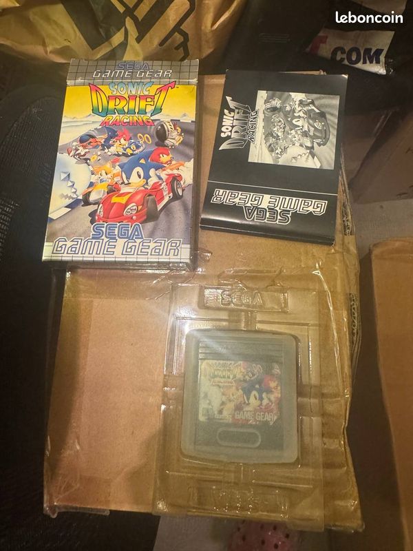 Jeu Sonic Drift Racing Sega Game Gear - Boîte + Notice - Bon état